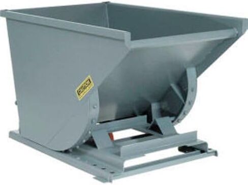 0.5 cu. Yards 6000 lbs Global Industrial Heavy Duty Self Dumping Forklift Hopper - Gray in Saudi Arabia