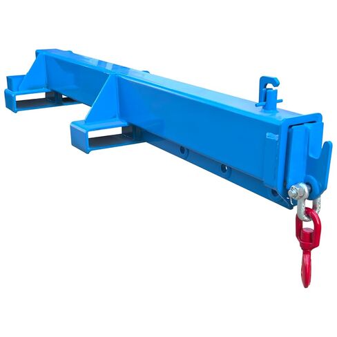 2200LB Forklift Jib Boom Crane, Mobile Crane Lifting Hoist, Max Length 8.2 Feet, Forklift Boom Attachment Towing Handling Equipment, 6.3''x2.17'' Socket Size in Kuwait