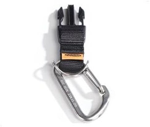 AKONA Stainless Steel Carabineer and Clip. Installs Easily to Your BCD in Saudi Arabia