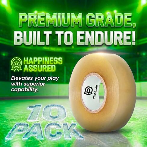 عبوة من 10 أشرطة هوكي شفافة من بي آند دي جير - جورب ممتاز متعدد الأغراض وشريط معدات للاعبي الهوكي - لاصق قوي، سهل التمدد والتمزق، قبضة متينة لواقيات الساق والجوارب والوسادات والعتاد (10 عبوات) in Kuwait