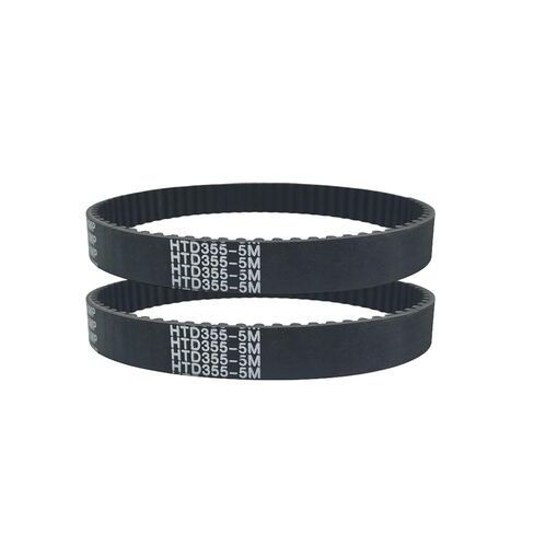 2Pcs HTD-5M Rubber Timing Belt 71 Teeth, 355mm x 15mm, Bearing Compatible GT2 Pulley for 3D Printers & CNC Machines in Saudi Arabia