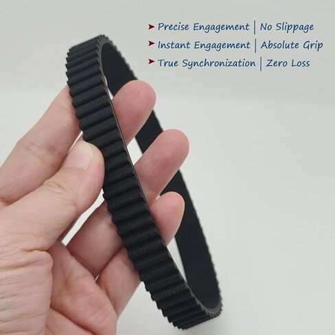 2Pcs HTD-5M Rubber Timing Belt 71 Teeth, 355mm x 15mm, Bearing Compatible GT2 Pulley for 3D Printers & CNC Machines in Saudi Arabia