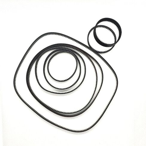 8pcs 3D Printer Timing Belt, 2GT-6MM Closed Loop Rubber Belt 110mm 112mm 122mm 158mm 200mm 280mm 300mm 400mm Width 6mm in Saudi Arabia