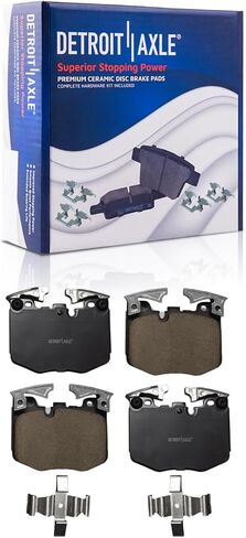 Detroit Axle - Rear Brake Shoes for 2005-2007 Chevrolet Malibu 2005-2008 Cobalt [Rear Drum Model] Brake Shoes Set Replacement in Kuwait