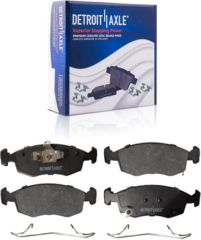Detroit Axle - Rear Brake Shoes for 2005-2007 Chevrolet Malibu 2005-2008 Cobalt [Rear Drum Model] Brake Shoes Set Replacement in Kuwait