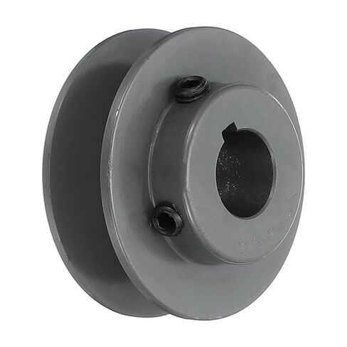 uxcell 2BK30-1 V-Belt Sheave 1"Bore 3.15"OD Double Groove Web Sheave Bored-to-Size Sheave, Cast Iron, Belt Section for 3L or B Belt in Kuwait