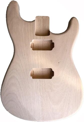 Generic جيتار كهربائي من الماهوجني مشروع فارغ غير مكتمل لاستبدال جسم الجيتار (نموذج 1) in Kuwait