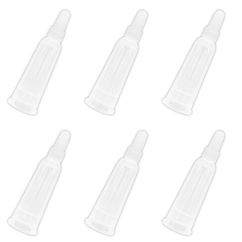 iplusmile 6pcs Liquids Dispensing Tips Caps for Medical and Laboratory Use Transparent Tip Caps for Efficient Liquid Application Compact Design for Easy Storage and Use in Saudi Arabia