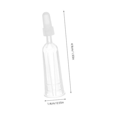 iplusmile 6pcs Liquids Dispensing Tips Caps for Medical and Laboratory Use Transparent Tip Caps for Efficient Liquid Application Compact Design for Easy Storage and Use in Saudi Arabia