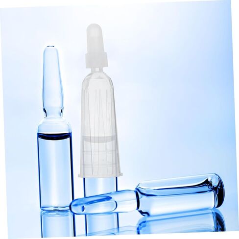 iplusmile 6pcs Liquids Dispensing Tips Caps for Medical and Laboratory Use Transparent Tip Caps for Efficient Liquid Application Compact Design for Easy Storage and Use in Saudi Arabia