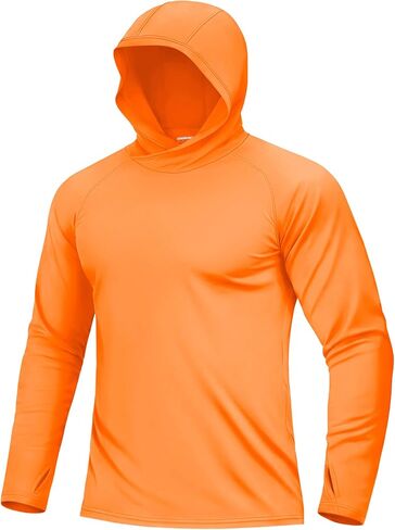 Boladeci Men's UPF 50+ Sun Protection Lightweight Hoodie Shirts Long Sleeve Fishing Shirts SPF UV Hiking Swim in Kuwait