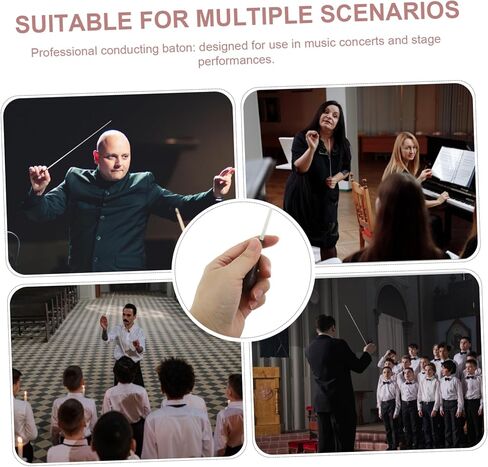 BESPORTBLE Professional Conducting Baton Wooden Handle Music Concert Rhythm Wand for Orchestra and Choir Conductors Sturdy and Lightweight Design in Saudi Arabia