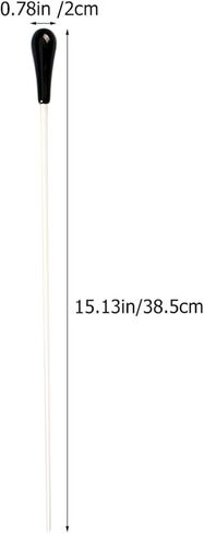 Totority 2pcs Music Conducting Stick Durable Resin Concert Accessory for Conductors Flexible and Practical Design for Orchestra Performances in Saudi Arabia
