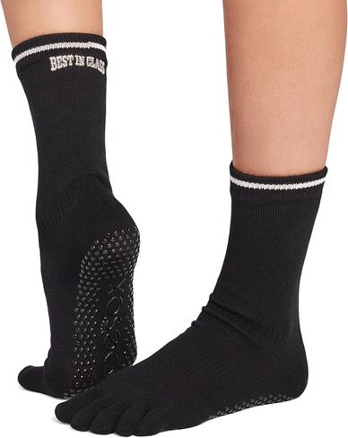 جوارب طاقم القبضة للسيدات في Toesox - طاقم غير متدفق ، إصبع القدم الكامل لليوغا والباليه in Kuwait