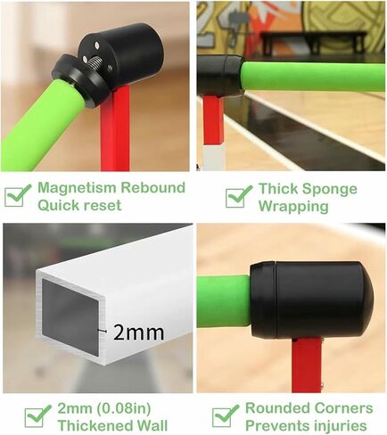 Adjustable Foam Hurdles for Track & Field Training, 5PCS Detachable Agility Equipment for Athletes, Soccer Speed Hurdles, Height Adjustable Sports Gear in Kuwait