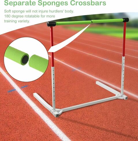 Adjustable Foam Hurdles for Track & Field Training, 5PCS Detachable Agility Equipment for Athletes, Soccer Speed Hurdles, Height Adjustable Sports Gear in Kuwait