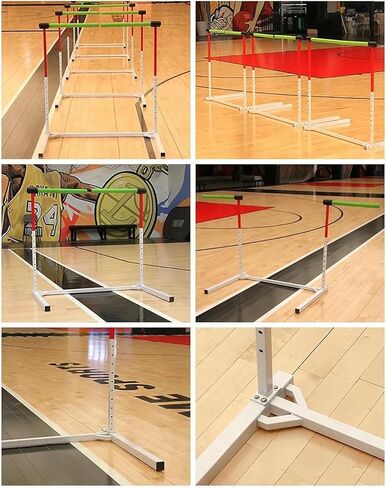 Adjustable Foam Hurdles for Track & Field Training, 5PCS Detachable Agility Equipment for Athletes, Soccer Speed Hurdles, Height Adjustable Sports Gear in Kuwait