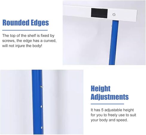 Track and Field Hurdles for Adult Athletes, Adjustable Height 30-42In Agility Hurdles, Outdoor Workout Training Pole Set, Professional Hurdle in Kuwait