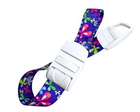 عاصبة طبية بنمط الفراشة الأرجواني/البنفسجي مع إبزيم بلاستيك ABS، شريط مطاطي خالٍ من اللاتكس، مثالي للأطباء والممرضات والطلاب والمسعفين الطبيين in Kuwait