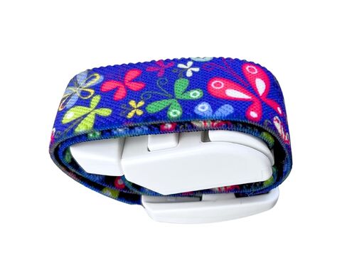 عاصبة طبية بنمط الفراشة الأرجواني/البنفسجي مع إبزيم بلاستيك ABS، شريط مطاطي خالٍ من اللاتكس، مثالي للأطباء والممرضات والطلاب والمسعفين الطبيين in Kuwait