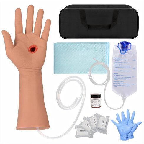 GSW Through Hand Tourniquet Training Kit, Stop The Bleed Training Kit, Bleed Control Kit for Medical Classes in Saudi Arabia
