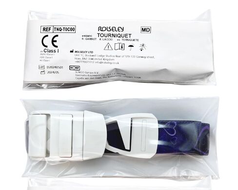 Profesional Quick and Slow Release Medical Nurse Tourniquet with Violet/Purple Hearts Pattern in Kuwait