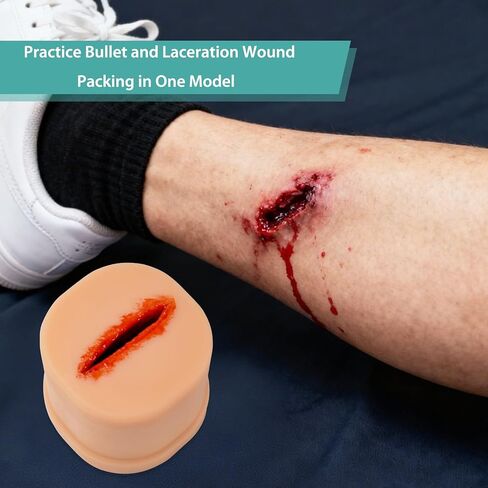 Wound Packing Trainer, Laceration Wound Packing Simulator for Hemostasis, Bleed Control Trainer for Medical Education in Kuwait