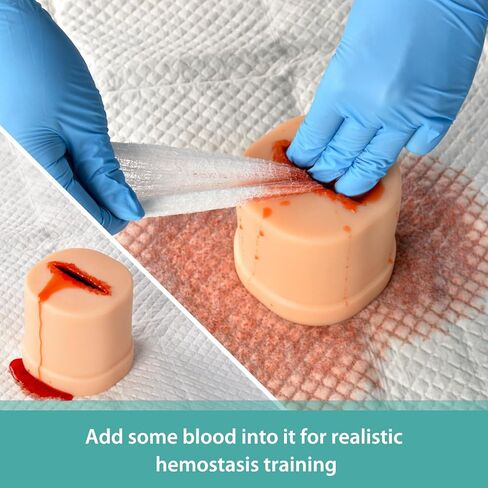 Wound Packing Trainer, Laceration Wound Packing Simulator for Hemostasis, Bleed Control Trainer for Medical Education in Kuwait
