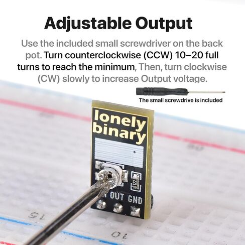 24 قطعة AMS1117-LDO Regulator الإصدار الذهبي 18xAMS1117-3.3V ثابت + 6xAdjustable AMS1117-ADJ DC-DC وحدة الطاقة المتدرجة لمشاريع Arduino وRaspberry Pi وESP32 S3 in Kuwait