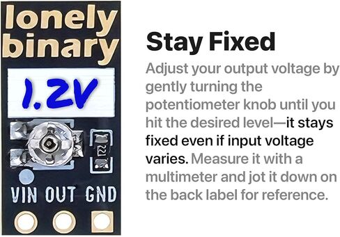 24 قطعة AMS1117-LDO Regulator الإصدار الذهبي 18xAMS1117-3.3V ثابت + 6xAdjustable AMS1117-ADJ DC-DC وحدة الطاقة المتدرجة لمشاريع Arduino وRaspberry Pi وESP32 S3 in Kuwait