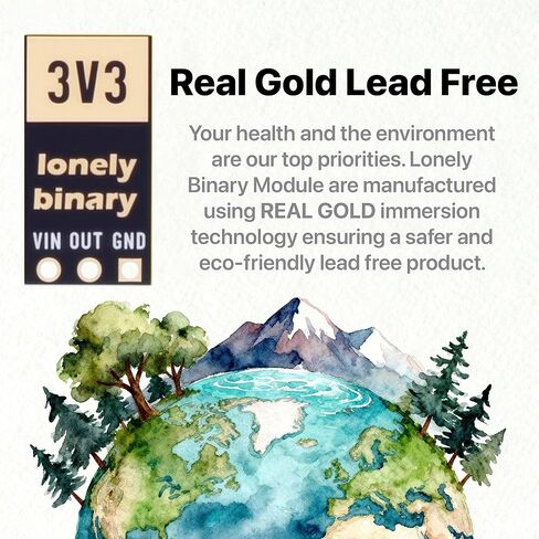 24 قطعة AMS1117-LDO Regulator الإصدار الذهبي 18xAMS1117-3.3V ثابت + 6xAdjustable AMS1117-ADJ DC-DC وحدة الطاقة المتدرجة لمشاريع Arduino وRaspberry Pi وESP32 S3 in Kuwait