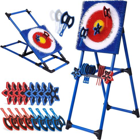 Axe Throwing Game for Backyard with 8 Axes & 8 Star Darts,Axe Throwing Game Set for Indoor & Outdoor,Yard,Camping,Backyard Games in Saudi Arabia