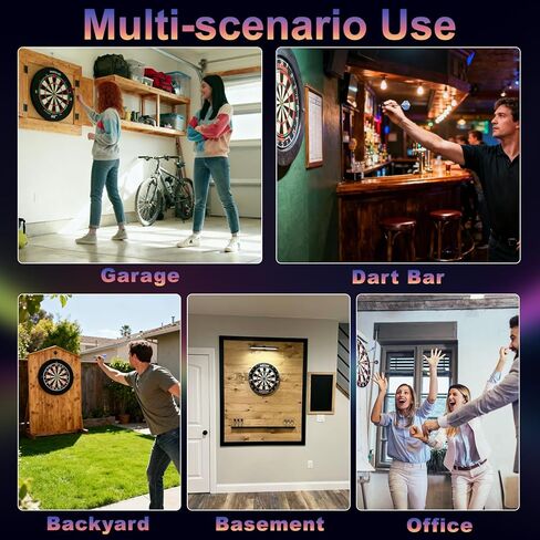 CHERAINTI Darts Metal Tip Set, 12 PCS Professional Steel Tip Darts for Dartboard with 20g 22g 24g Brass Barrels, 18 Aluminum Shafts, 36 Flights, 50 Rubber O-Rings, Sharpener Tool Kit and Gift Box in Kuwait