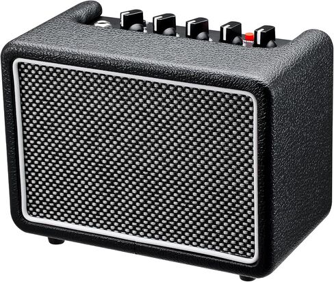 مضخم جيتار صغير 10 وات*1، مضخم جيتار كهربائي مع قناة نظيفة/محرك، يعمل 6 ساعات، مقبس سماعة رأس 3.5 مم/مقبس AUX، قابل لإعادة الشحن عبر USB-C، مضخم صوت محمول لاسلكي للتمرين الداخلي، والسفر in Kuwait