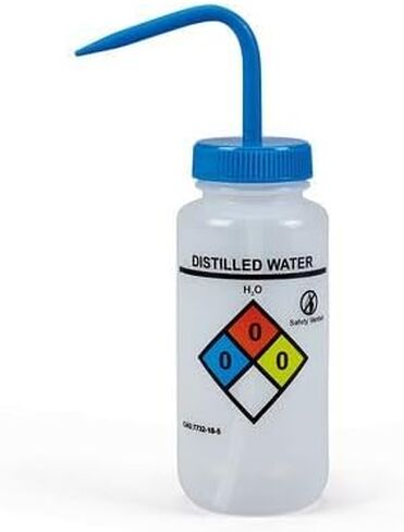 Carolina Wash Bottle, Widemouthed, For Distilled Water, 500 Ml, Easy-To-Read, Ldpe Solvent-Resistant in Saudi Arabia