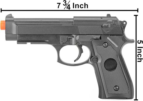 BBTac Airsoft Pistol BM9 - Metal Airsoft Gun Spring Powered, High FPS Precision Metal Alloy Construction in Kuwait