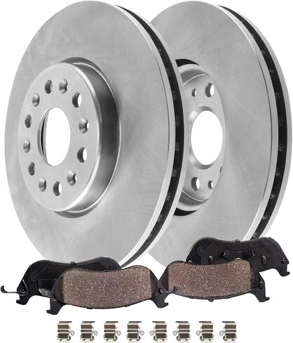 Detroit Axle - Front Brake Kit for Honda Accord Civic CR-V Element Acura ILX Brake Rotors Ceramic Brakes Pads Replacement : 11.10" inch Front Rotor in Saudi Arabia