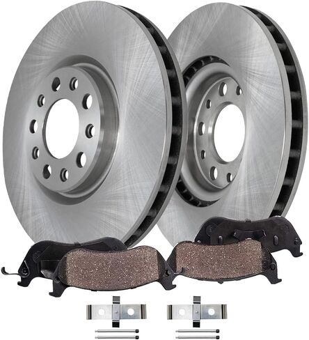 Detroit Axle - Front Brake Kit for Honda Accord Civic CR-V Element Acura ILX Brake Rotors Ceramic Brakes Pads Replacement : 11.10" inch Front Rotor in Saudi Arabia