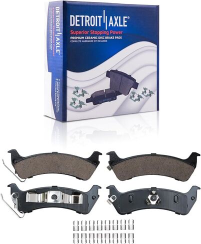 Detroit Axle - Front Brake Kit for Honda Accord Civic CR-V Element Acura ILX Brake Rotors Ceramic Brakes Pads Replacement : 11.10" inch Front Rotor in Saudi Arabia