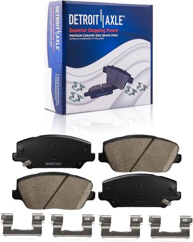 Detroit Axle - Front Brake Kit for Honda Accord Civic CR-V Element Acura ILX Brake Rotors Ceramic Brakes Pads Replacement : 11.10" inch Front Rotor in Saudi Arabia