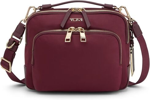 TUMI - Voyageur Teghan Crossbody - Compact Purse with Leather Trim - For Everyday Casual Travel - Mink in Kuwait