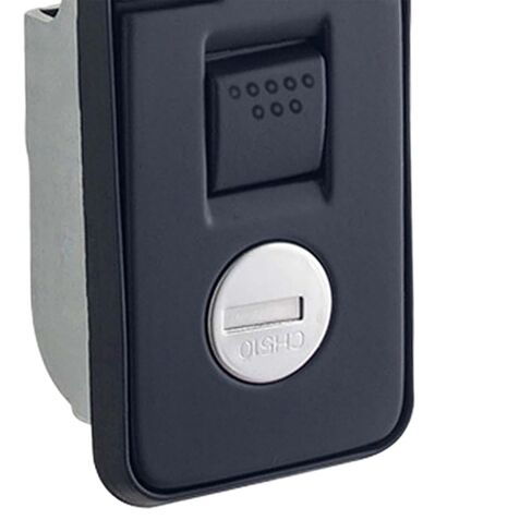 Compression Latch Lock with 2 Keys, Zinc Alloy Flush Mount Latch for Truck, Marine, RV, Storage Box, Black in Saudi Arabia