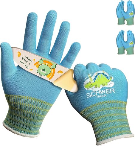 Schwer 2 أزواج مصغرة kiddo ansi a6 أطفال قطع القفازات المقاومة Mn1917 ، pfas خالية in Kuwait