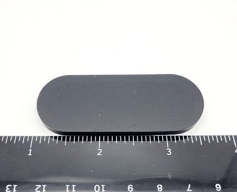 2 1/2" x 1" Oval Silicone Rubber Bumper Feet 3/16" Thick Adhesive Backed Pads for Electronics Displays and Appliances Non Slip Waterproof Spacers (8 Pack) in Saudi Arabia