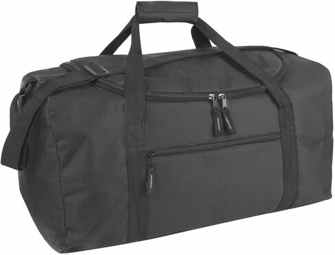 Personalized Sports Bag - Custom Gym Bag, Cheer Bag, Weekender Bag, Duffle Bags Personalized for Men, Women - Personalized Duffel Bag with Name (Black with your text and logo) in Kuwait