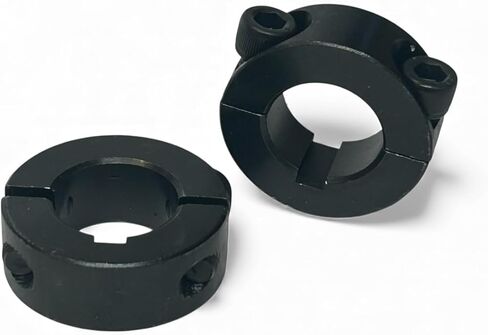 Keyed Split Axle Lock Collar 3/4 Inch Bore, Steel. (2 Pack).For Go Kart & Mini Bike Axles. 2 Pack. in Saudi Arabia