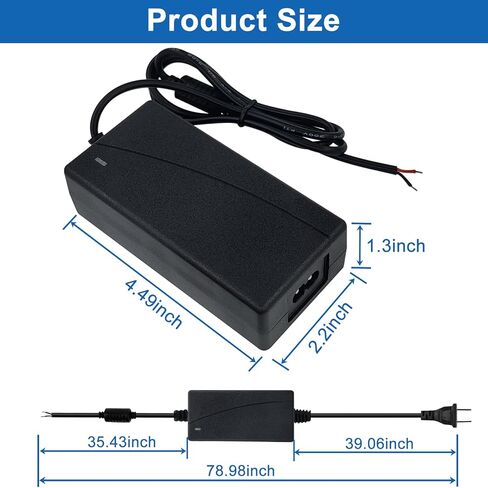 AC/DC Power Adapter AC100-240V Output DC 12V 5A for 12V Linear Actuator and Motor in Kuwait
