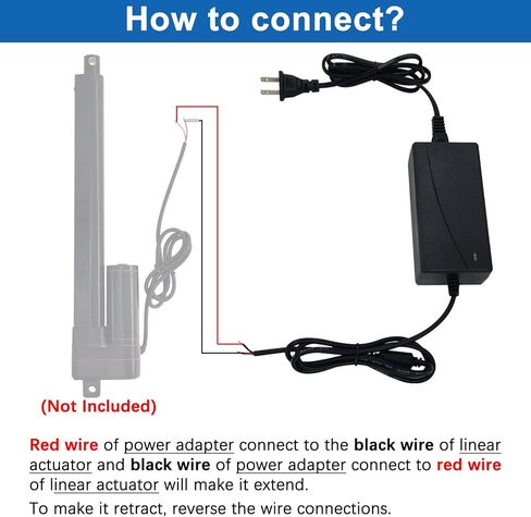 AC/DC Power Adapter AC100-240V Output DC 12V 5A for 12V Linear Actuator and Motor in Kuwait