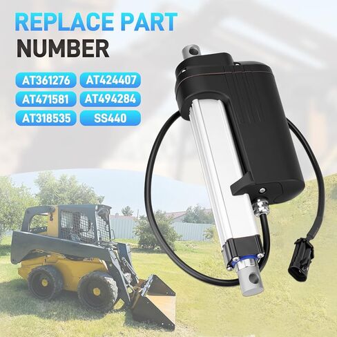AT494284 Quick Tach Hydraulic Actuator Compatible with John Deere 318D 320D 323D 319D 329D 328E 204K 204L 244J 244K 244L 304J - Replaces OEM# AT361276, AT471581, AT318535, SS440, AT424407 in Kuwait