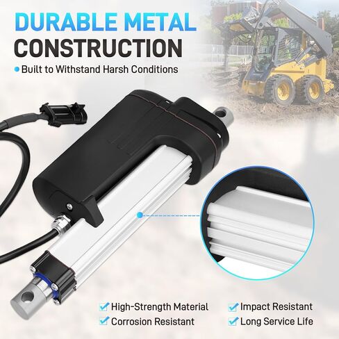 AT494284 Quick Tach Hydraulic Actuator Compatible with John Deere 318D 320D 323D 319D 329D 328E 204K 204L 244J 244K 244L 304J - Replaces OEM# AT361276, AT471581, AT318535, SS440, AT424407 in Kuwait